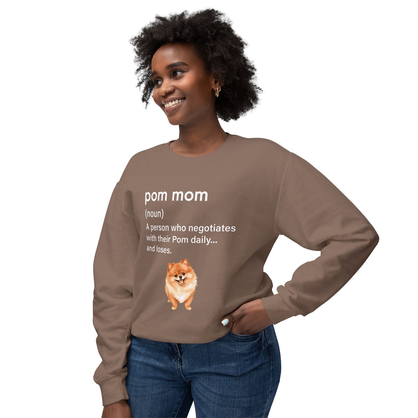 Premium Lightweight Pom Mom Sweatshirt