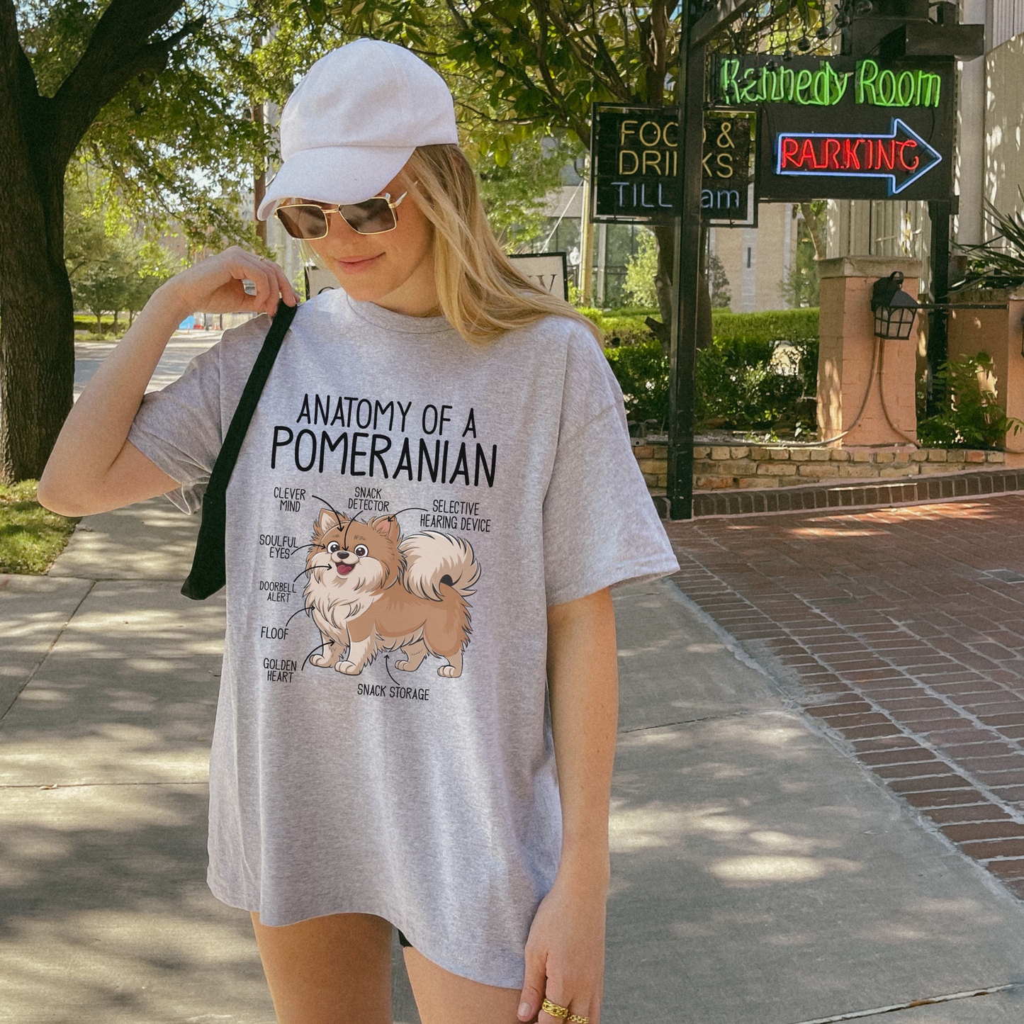 Anatomy of a Pomeranian T-shirt