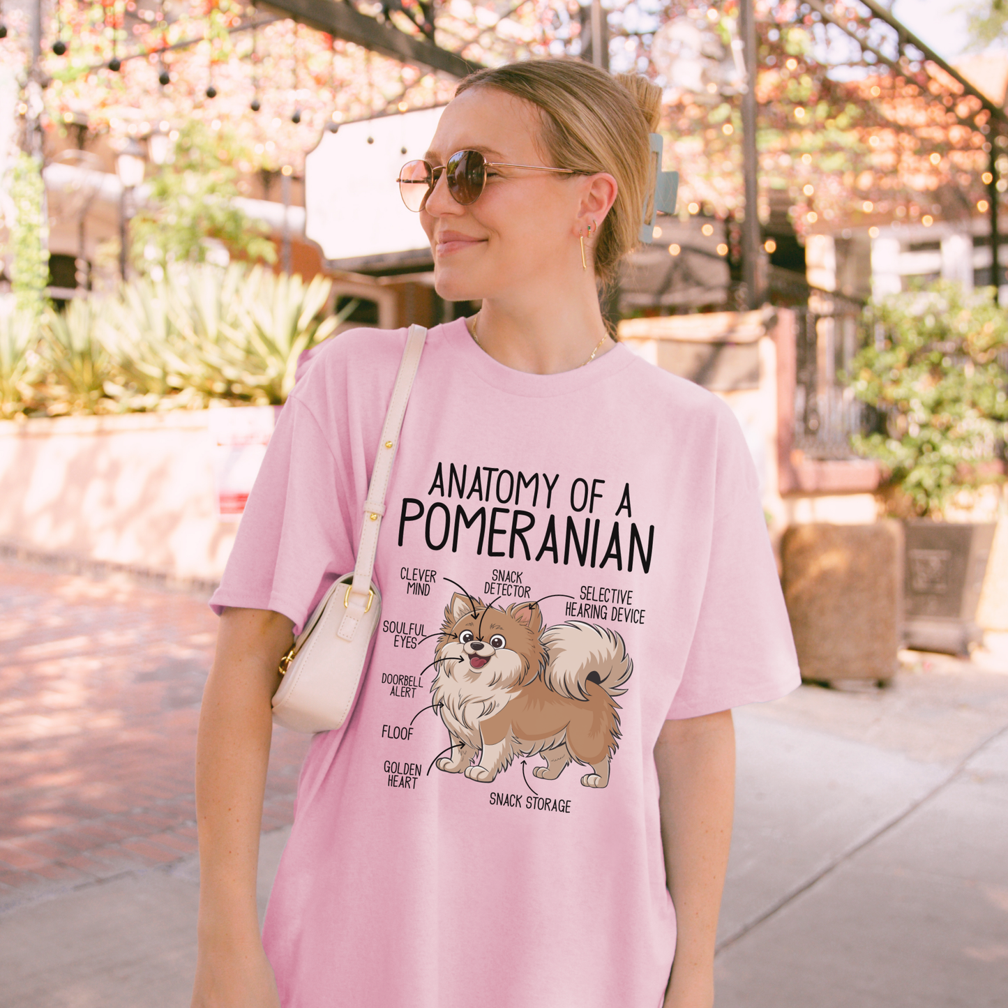 Anatomy of a Pomeranian T-shirt