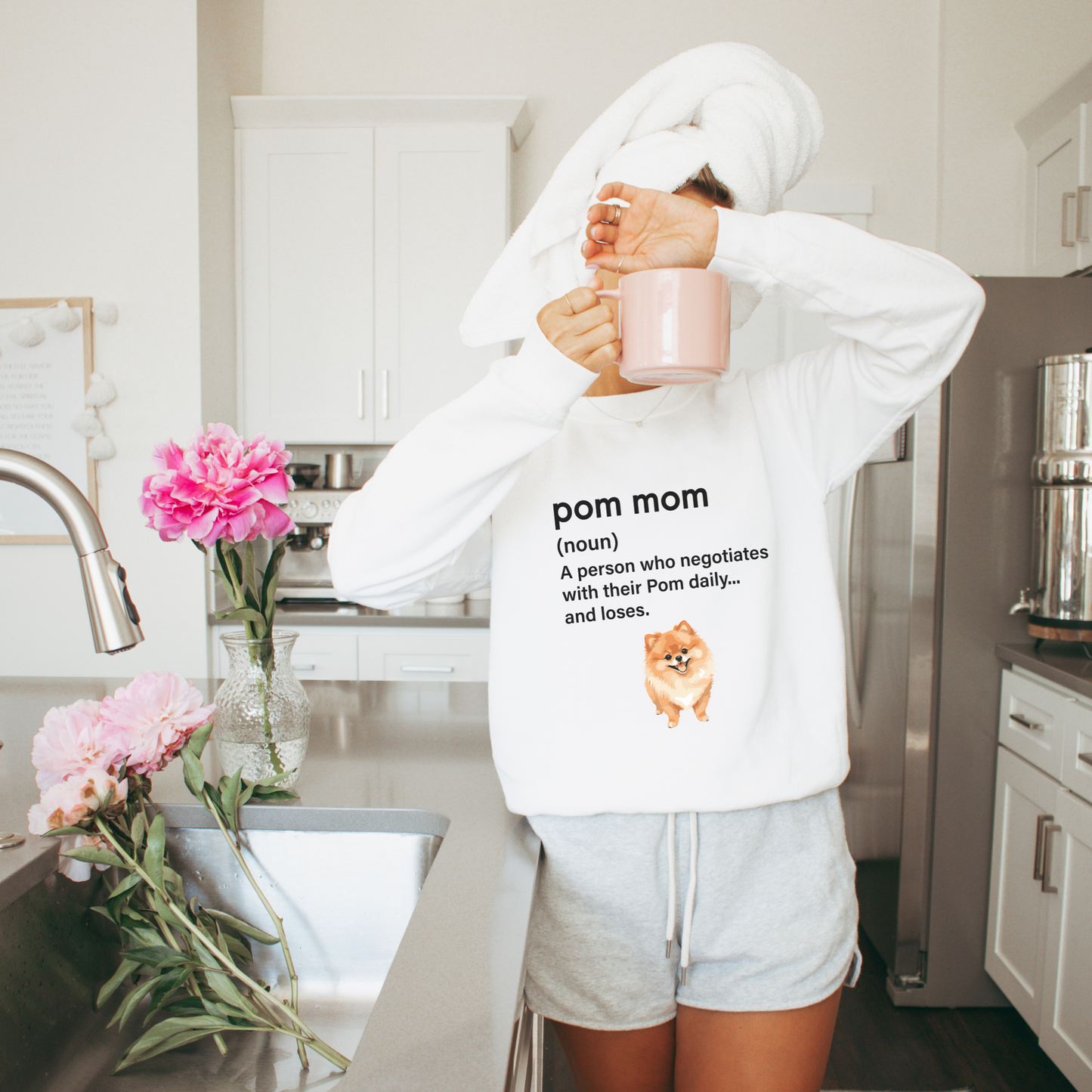 Pom Mom = Daily Negotiations Sweatshirt