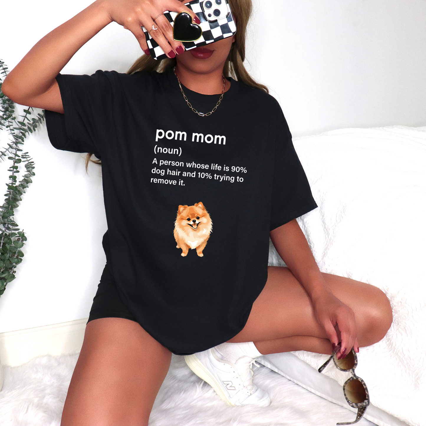 Pom Mom 90% Hair T-shirt