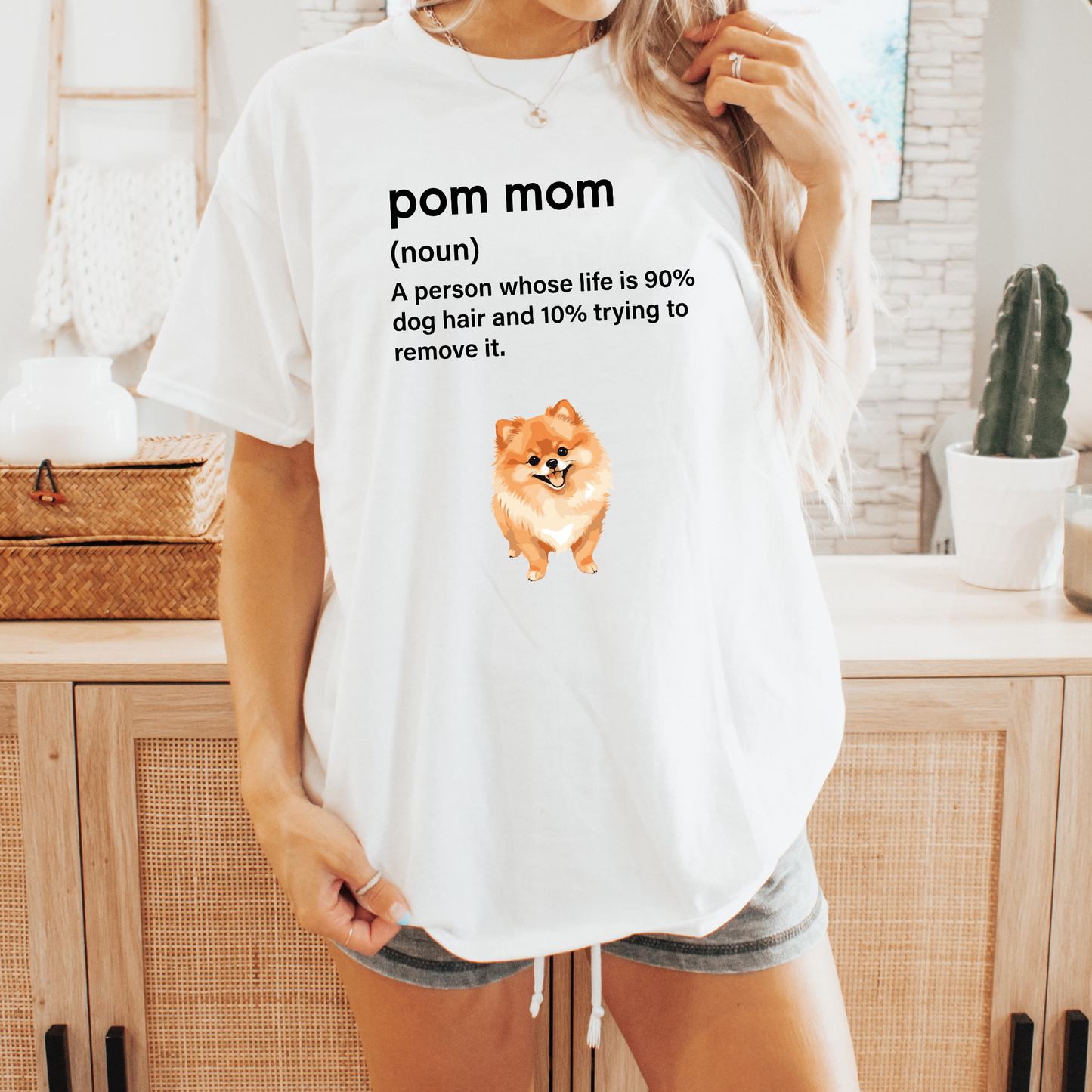 Pom Mom 90% Hair T-shirt