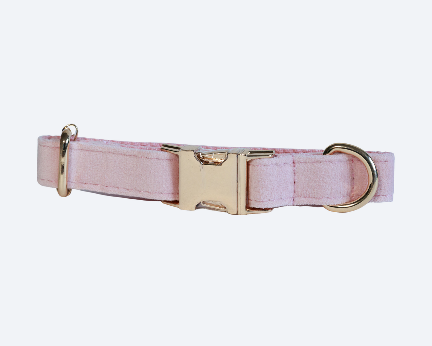 Blush Pink Velvet Bow Tie Collar