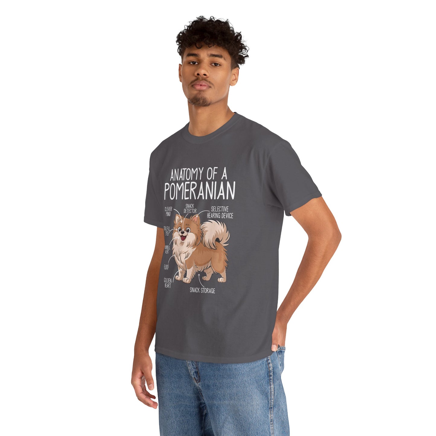 Anatomy of a Pomeranian T-shirt