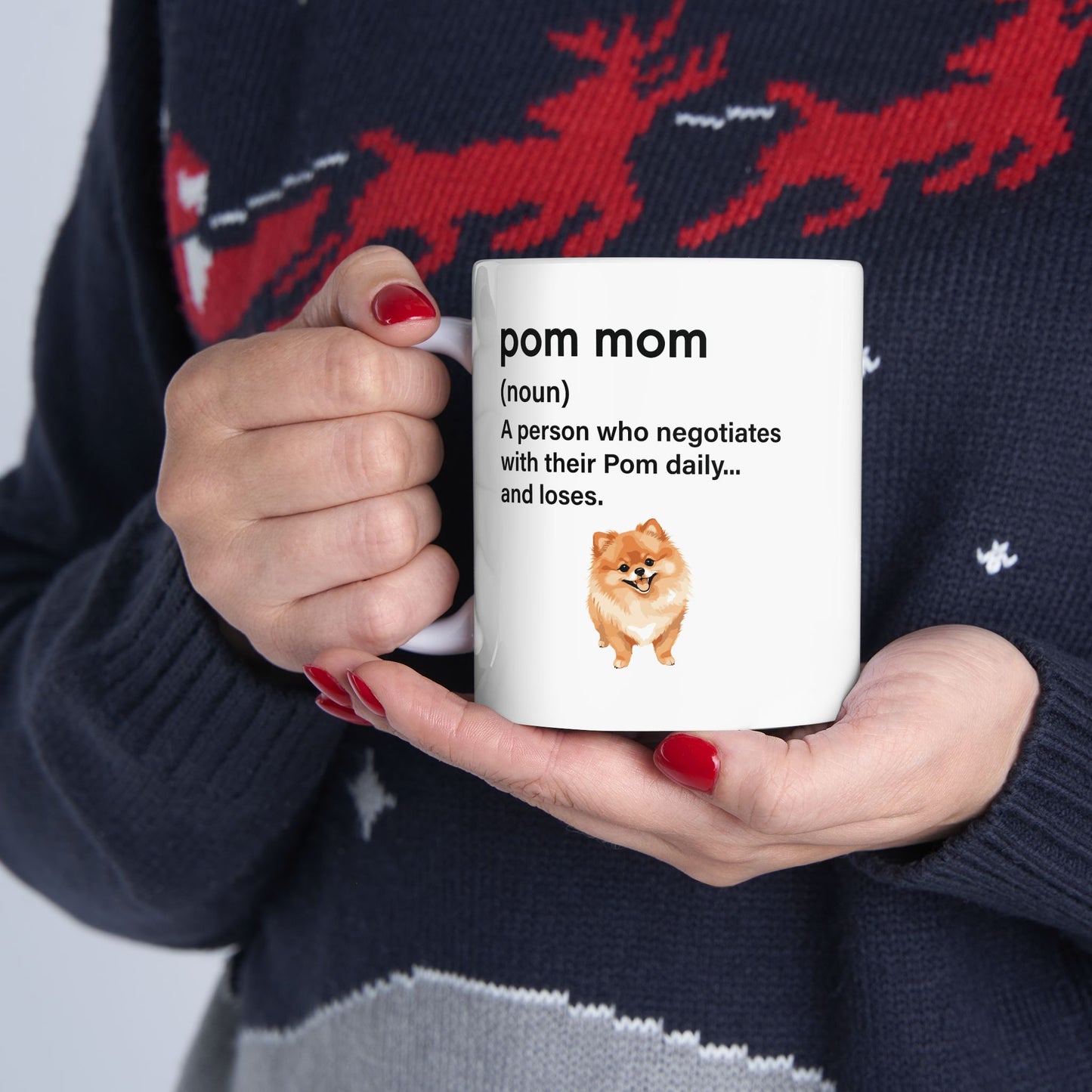 Pom Mom = Daily Negotiations Mug