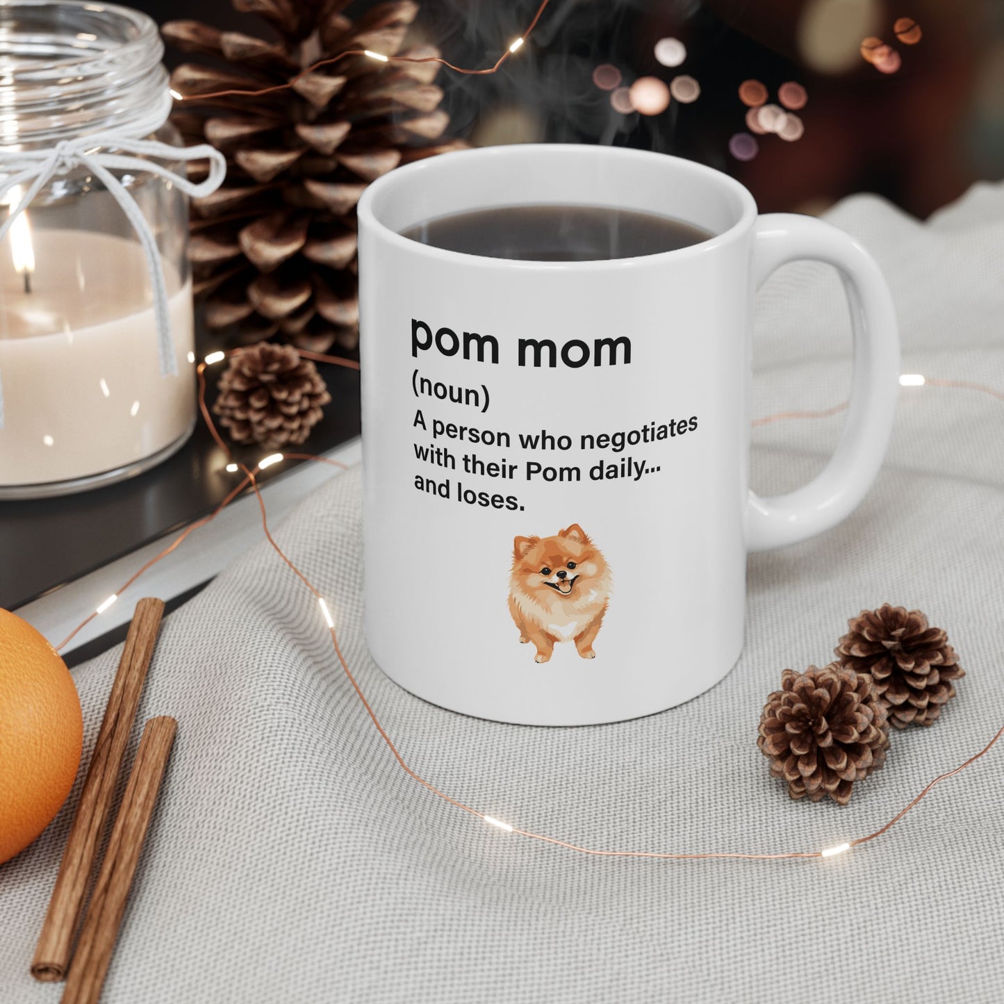 Pom Mom = Daily Negotiations Mug