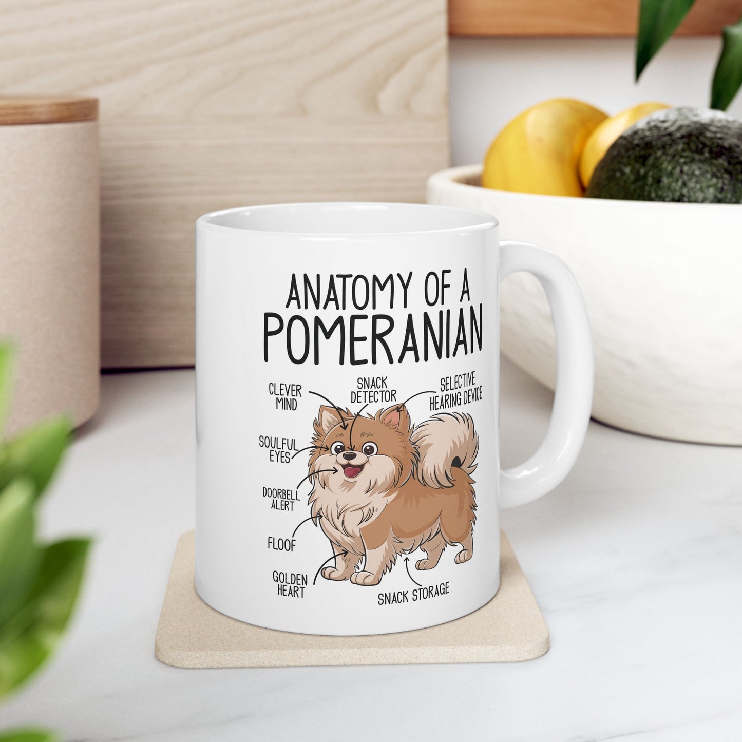 Anatomy of a Pomeranian Mug