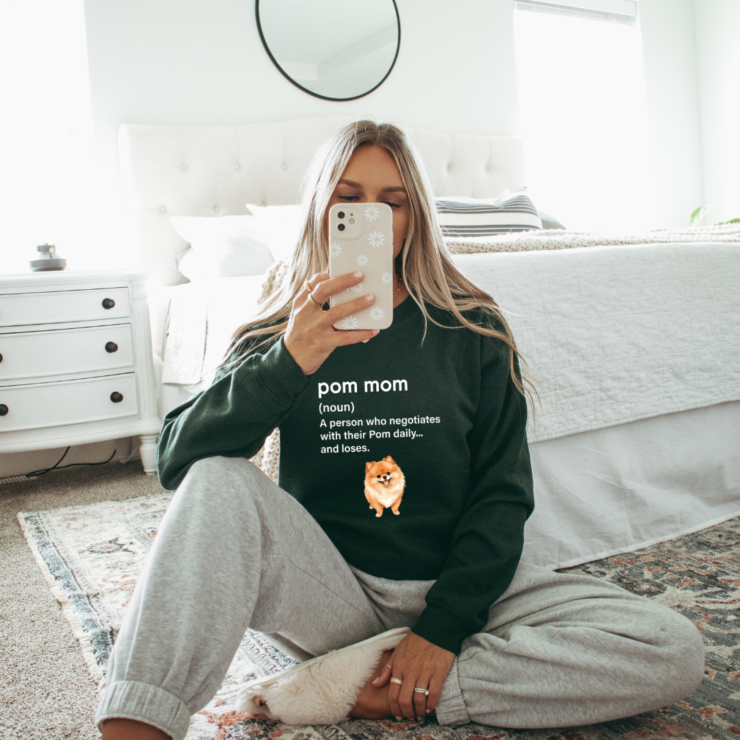 Pom Mom = Daily Negotiations Sweatshirt