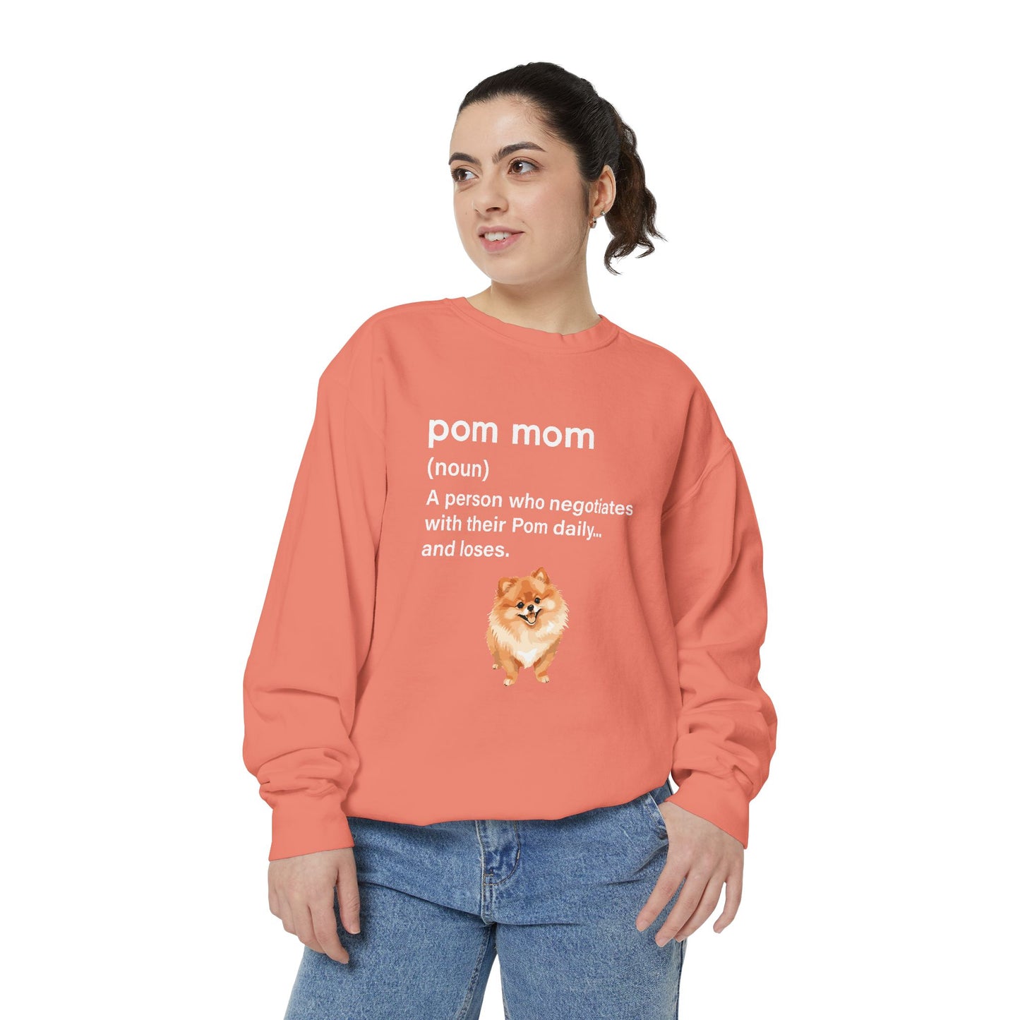 Premium Pom Mom = Daily Negotiations Sweatshirt