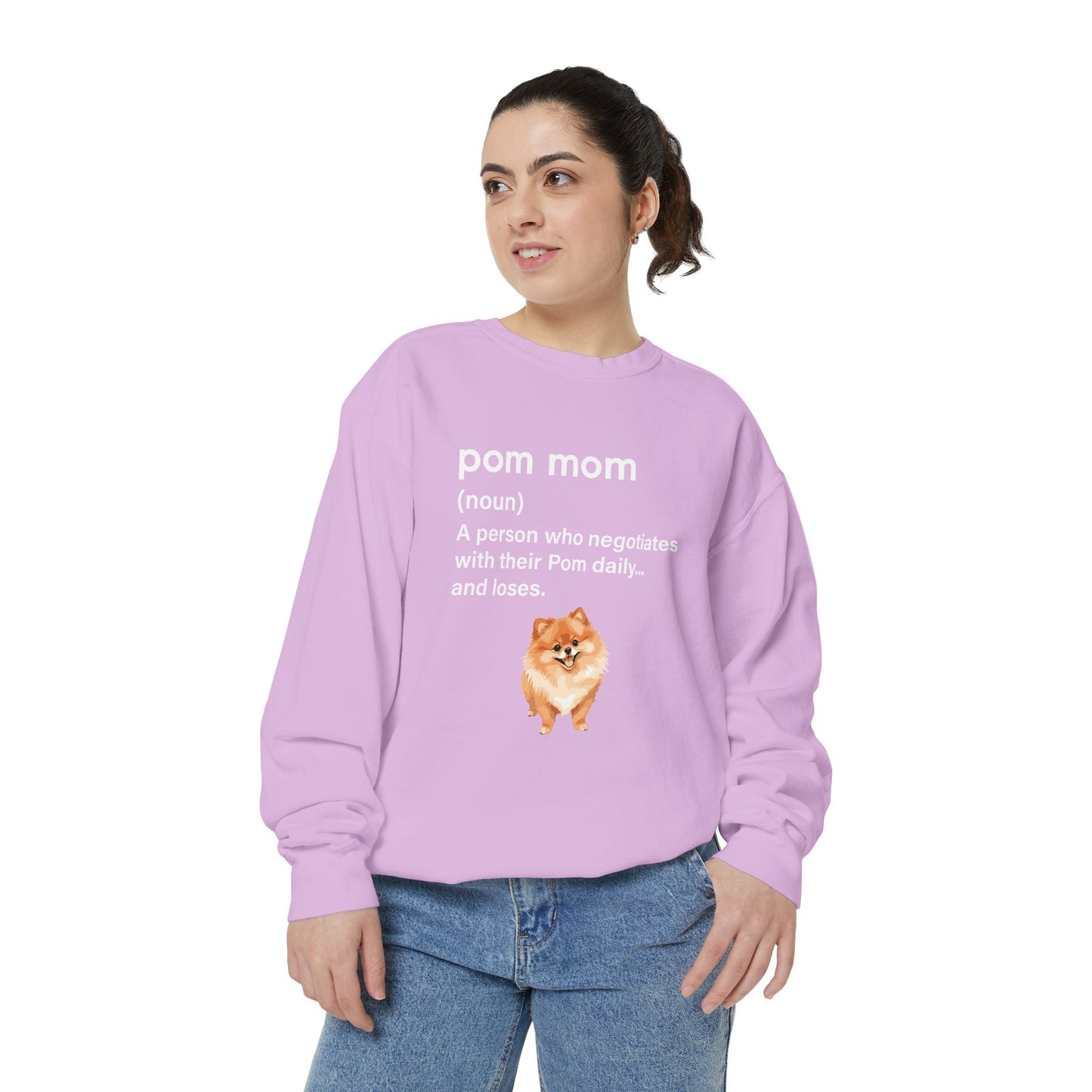 Premium Pom Mom = Daily Negotiations Sweatshirt