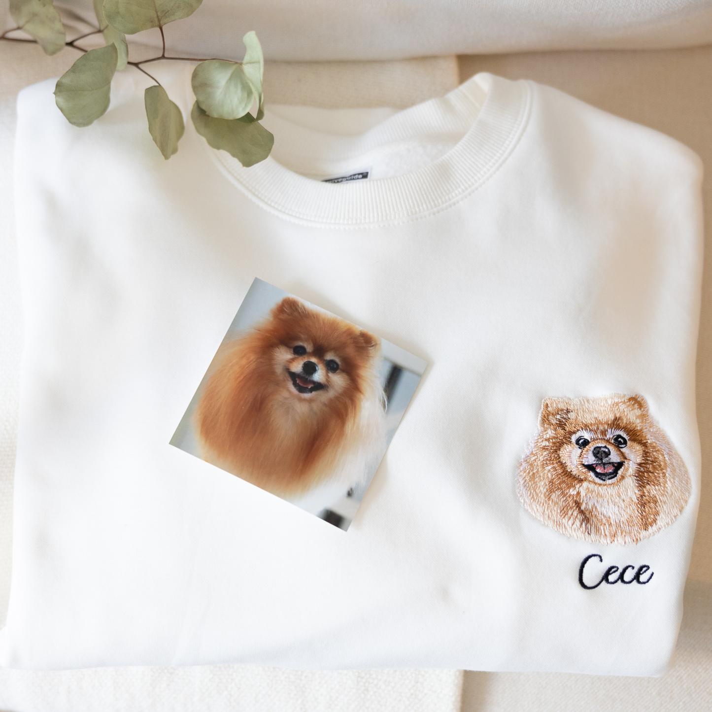 Pet Embroidered Sweatshirt