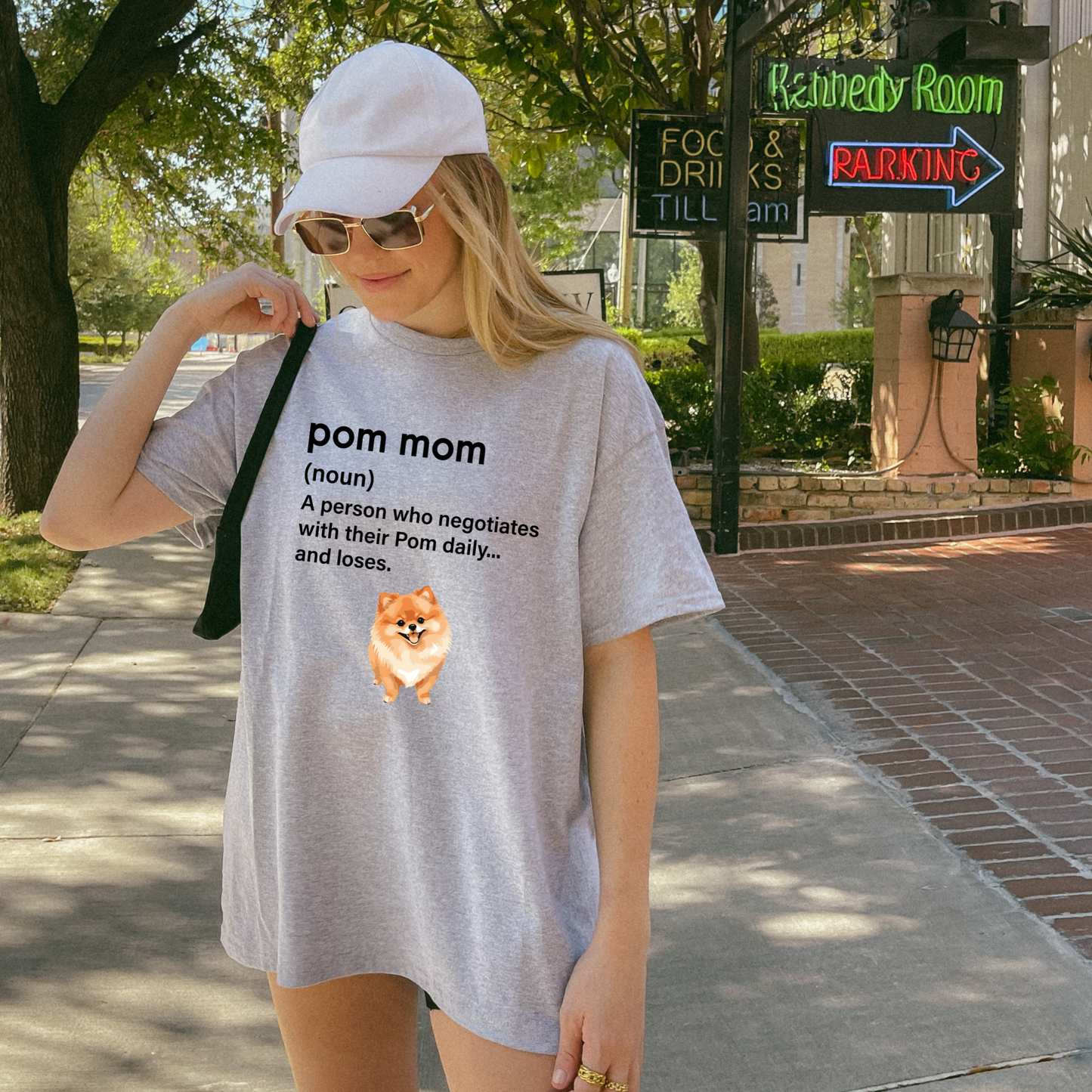 Pom Mom = Daily Negotiations T-shirt