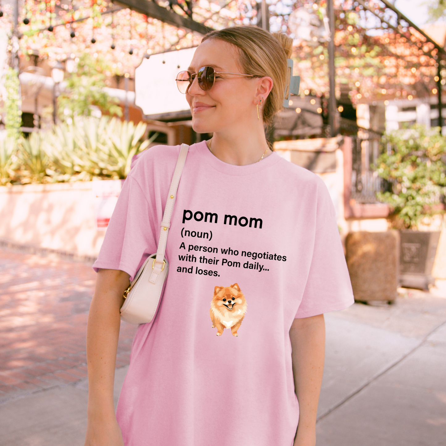 Pom Mom = Daily Negotiations T-shirt