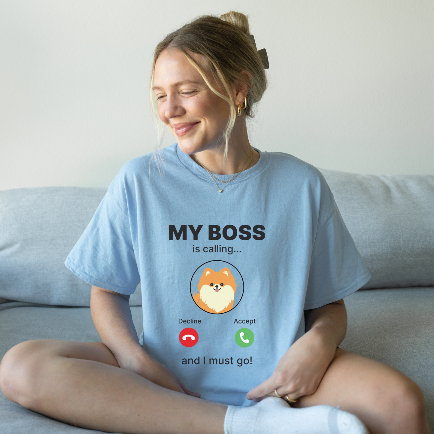 My Boss Is Calling T-shirt