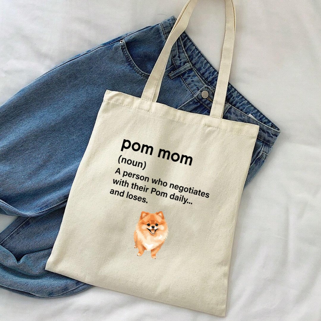 Pom Mom = Daily Negotiations Tote Bag