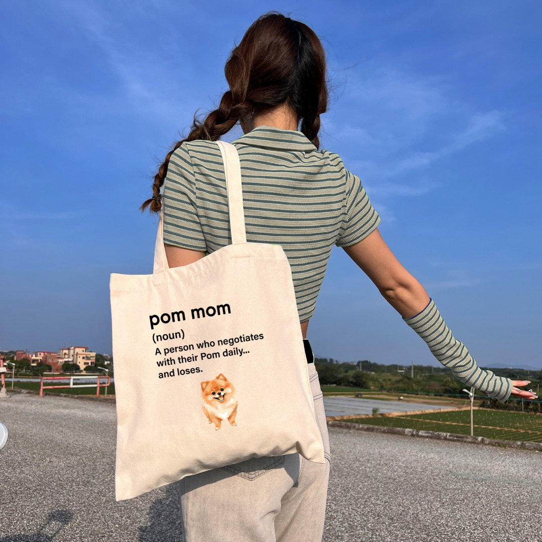 Pom Mom = Daily Negotiations Tote Bag