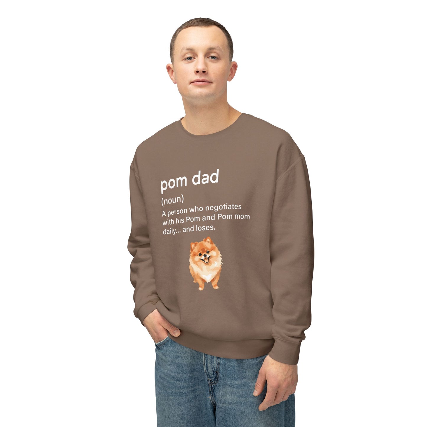 Premium Lightweight Pom Dad Sweatshirt