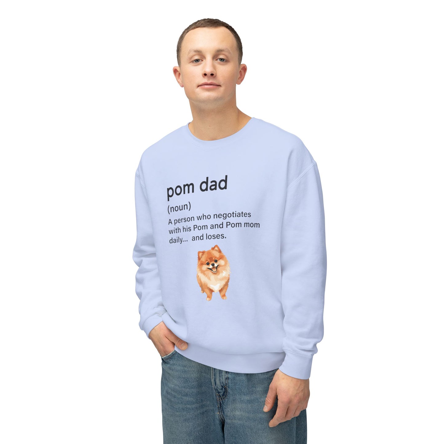 Premium Lightweight Pom Dad Sweatshirt