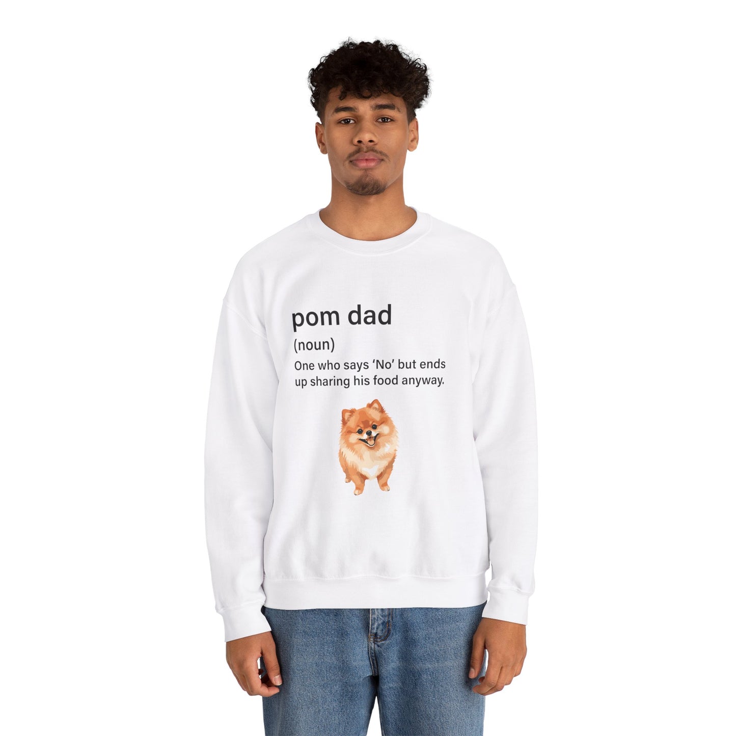 Pom Dad One Who Says No Sweatshirt