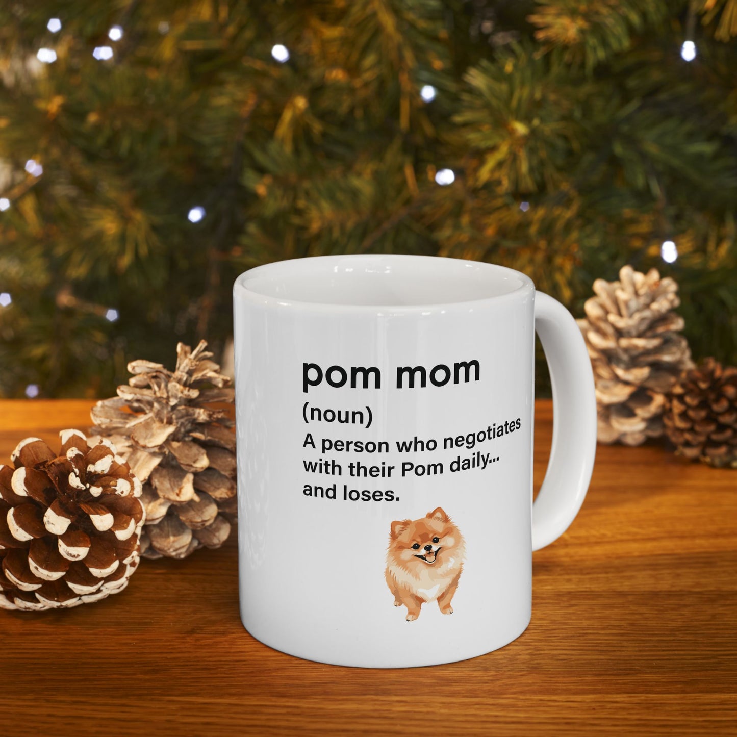 Pom Mom = Daily Negotiations Mug