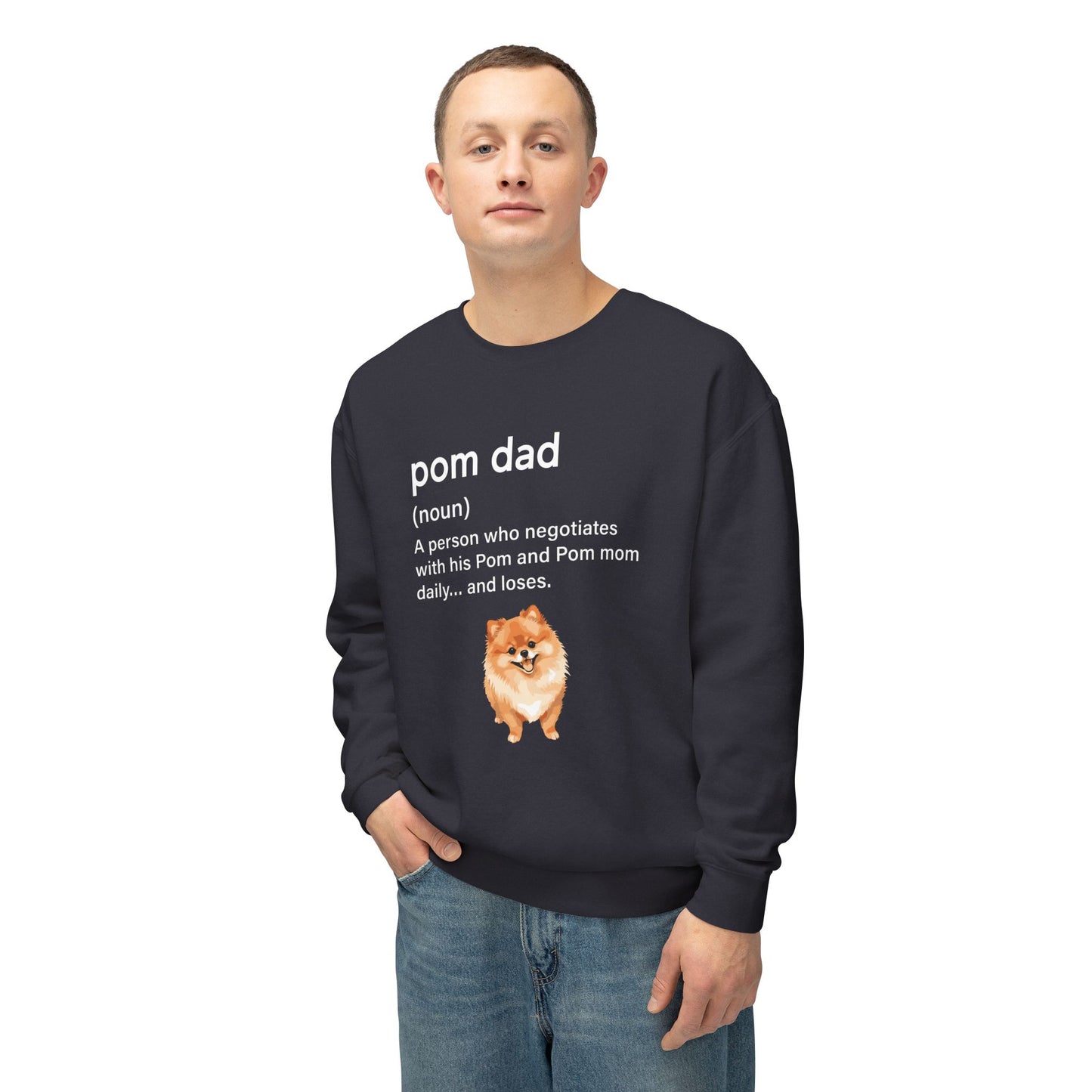 Premium Lightweight Pom Dad Sweatshirt