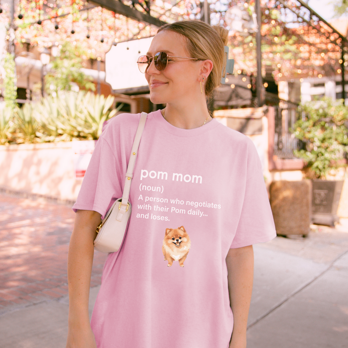 Pom Mom = Daily Negotiations T-shirt