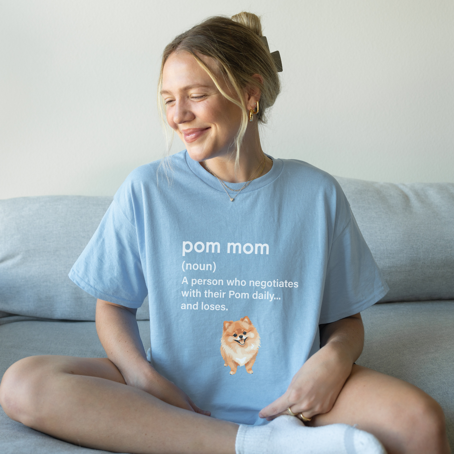 Pom Mom = Daily Negotiations T-shirt