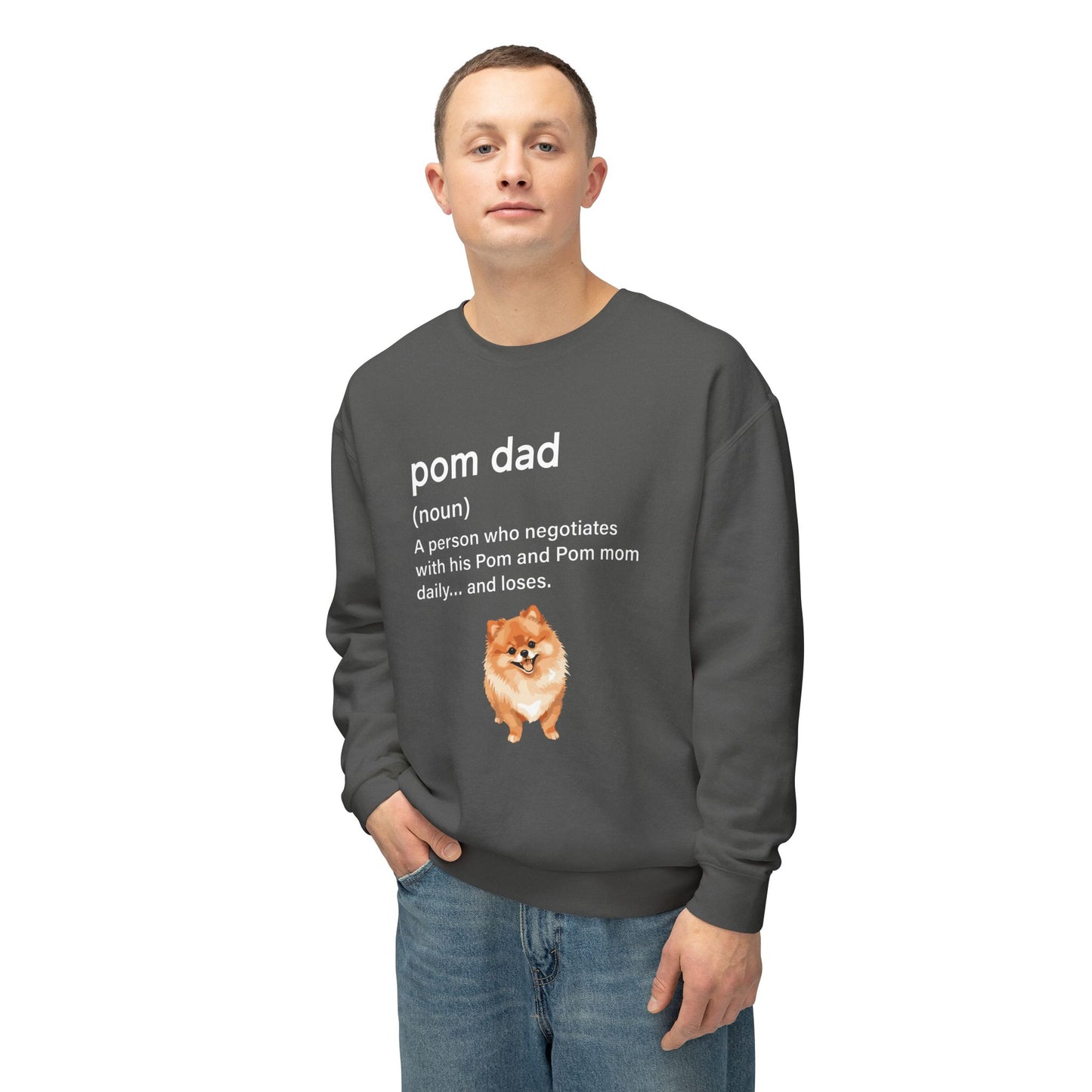 Premium Lightweight Pom Dad Sweatshirt