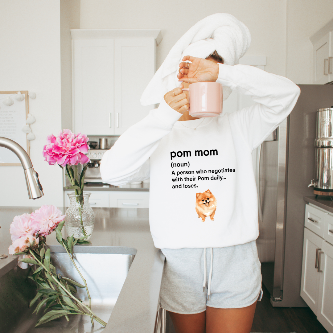 Pom Mom = Daily Negotiations Sweatshirt