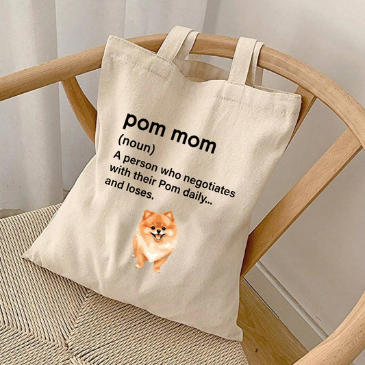 Pom Mom = Daily Negotiations Tote Bag